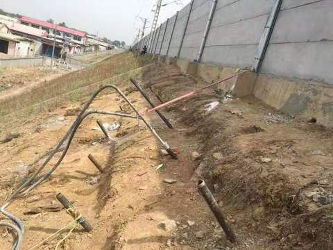 平塘基础下沉注浆加固